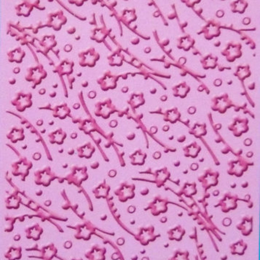 Cuttlebug 4 pcs embossing folders - PLUM BLOSSOM - Picture 6 of 10
